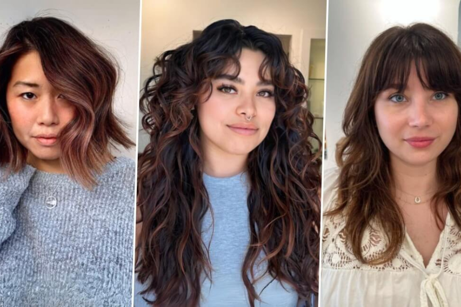 How do professionals cut curly hair?